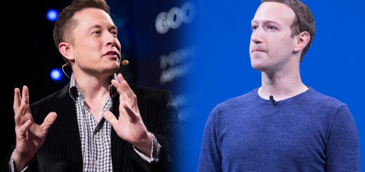 Elon Musk og Mark Zuckerberg