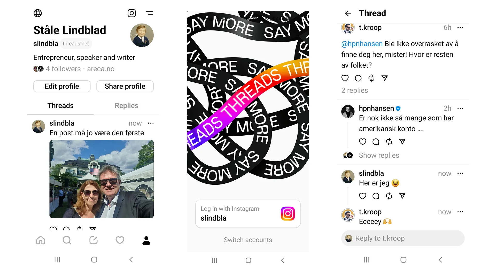 Thread Tal's Blog Post Alt du trenger å vite om Threads – stalelindblad.no